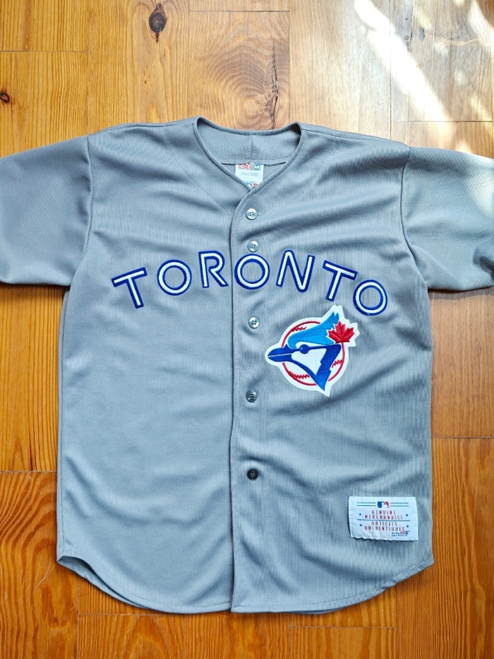 Vintage Toronto Blue Jays Jersey Youth Large CCM Maska Canada MLB 90s Authentic